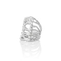 Sign Fire and Ice Sterling Silver Cubic Zirconia Ring