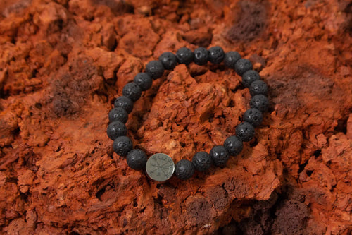 Black Lava Bracelet Glow Rammagerðin