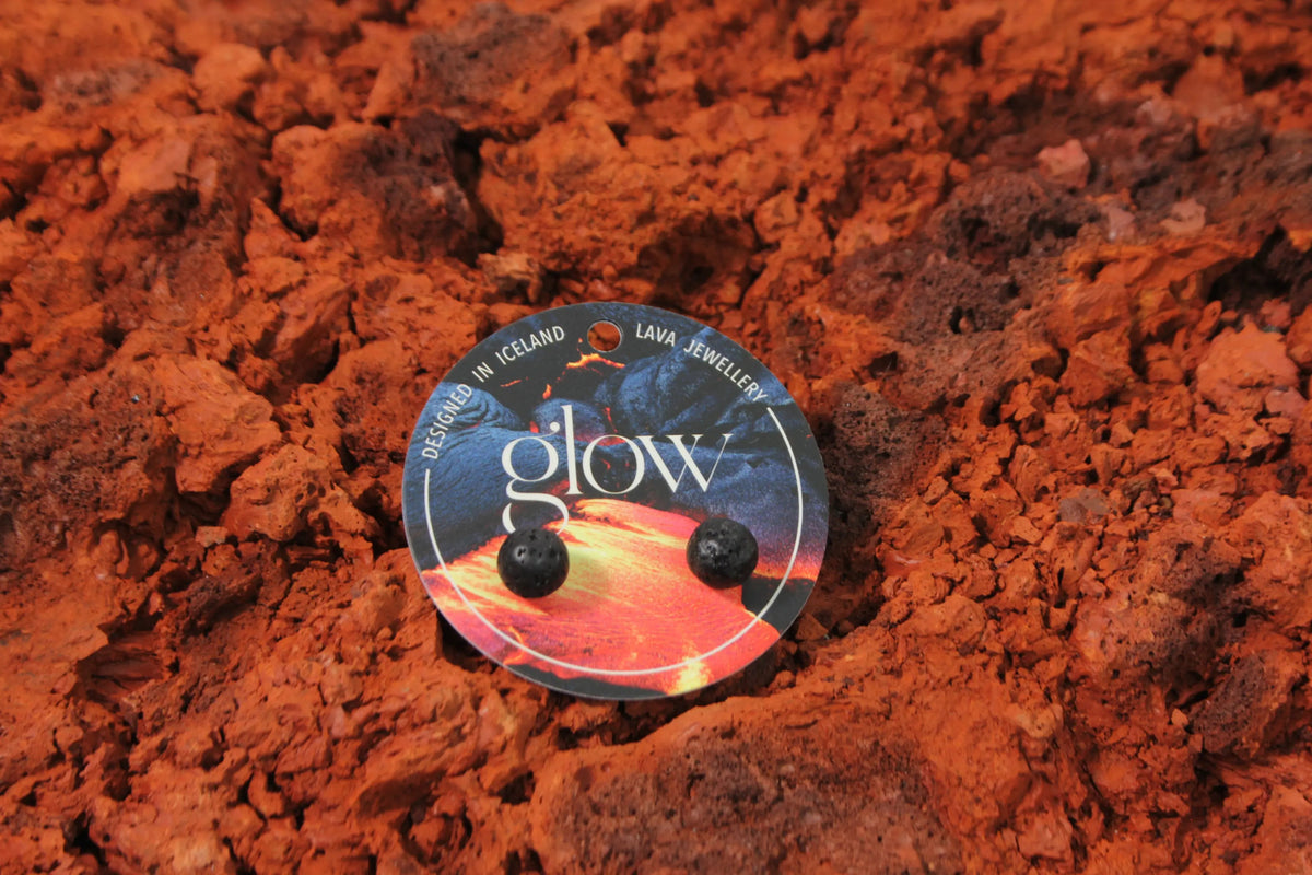 Lava Stud Earrings Glow Glow