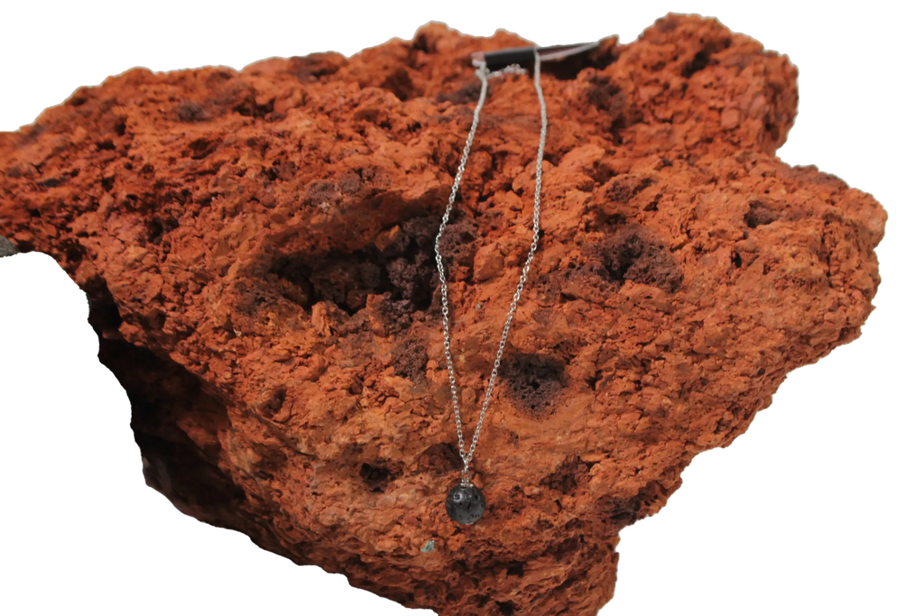Single Bead Lava Necklace Glow Glow